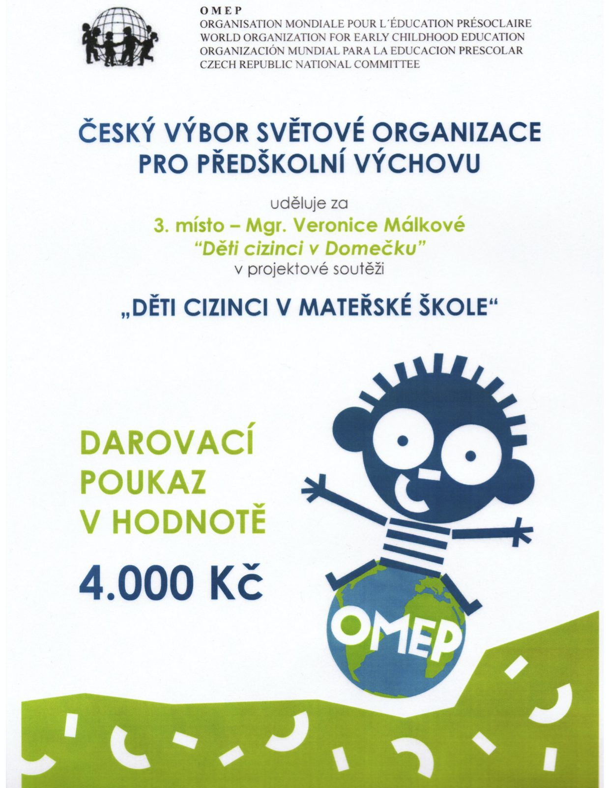 Prize for Domeček
